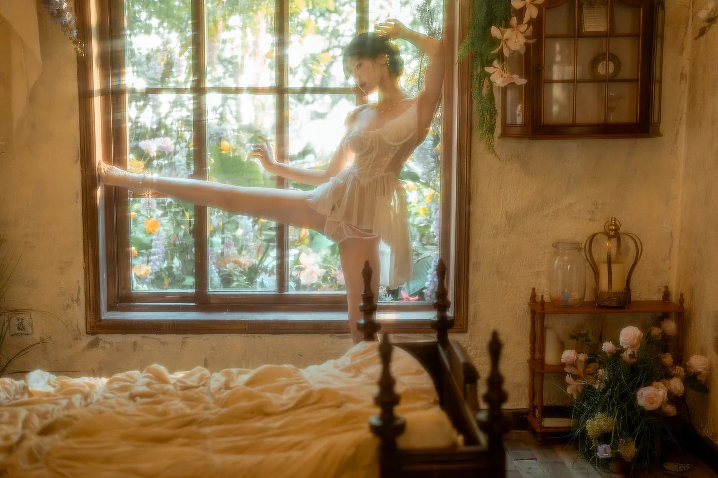 橙子喵酱&铁手叫兽_会员花絮_橙子小白裙_50P_1_11GB tg@simisebaisi 【丝足阁】015.webp